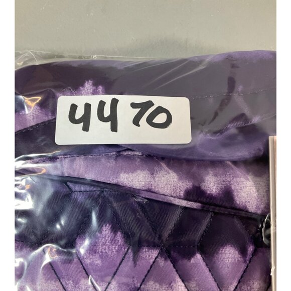 Lug Mini Shuffle SE Crossbody Bag - Quilted Purple Shibori with Metal Hardware - Picture 7 of 7